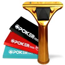 Kit Rodinho Dourado Premium + 3 Borrachas Silicone Insulfilm Envelopamento Adesivo 15cm Poker Tool Kit Rodinho Dourado Premium + 3 Borrachas Silicone Insulfilm Envelopamento Adesivo 15cm Poker Tool