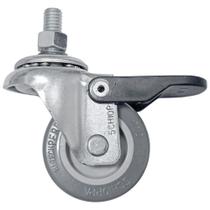 Kit Rodízio 210 Parafuso Giratório com Freio 6 Unidades - SCHIOPPA