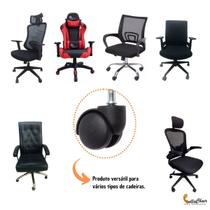 Kit Rodizio 5 rodinhas ref 4001411 BELLA CHAIR para Cadeira para Escritorio Giratoria Belize Tela MeshCompativel com Pctop Elite Begonia Office Top Kit Rodizio 5 rodinhas ref 4001411 BELLA CHAIR para Cadeira para Escritorio Giratoria Belize Tela MeshCompativel com Pctop Elite Begonia Office Top