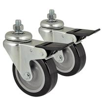 Kit Rodizio Industrial CI100 Rosca com Trava