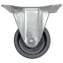 Kit Rodízio Polipropileno 312 Placa Fixo NPP Preto 4 Unidades - SCHIOPPA