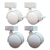 Kit Rodízio Rb40 Branco - Bigfer Kit Rodízio Rb40 Branco - Bigfer