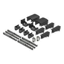 Kit Rodízio Sistema Dominus Para 3 Portas Rometal Kit Rodízio Sistema Dominus Para 3 Portas Rometal