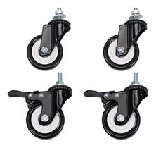Kit Rodízios Giratórios Intelbras Krr 30mm P/ Rack Servidor