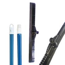 Kit RODO Borracha Duplo EVA 30cm Reforçado COM CABO De Madeira 130cm / 1.3m / 1,3 Metros COM ROSCA Para Limpeza Kit RODO Borracha Duplo EVA 30cm Reforçado COM CABO De Madeira 130cm / 1.3m / 1,3 Metros COM ROSCA Para Limpeza