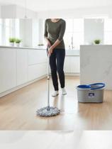 Kit Rodo Mágico Mop Limpeza Pesada Microfibra Seca Fácil Kit Rodo Mágico Mop Limpeza Pesada Microfibra Seca Fácil