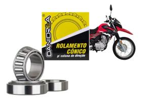 KIT ROLAMENTO COLUNA DE DIREÇÃO CÔNICO XLR 200/250/400/650L Honda NX 150/200/350/400/500/650 CR 80R/85RB CRF 150F/R