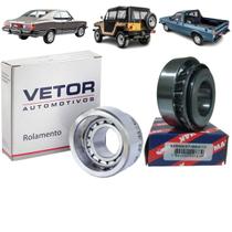 Kit Rolamento Pinhão Diferencial Opala Pampa Jeep Engesa 4x4