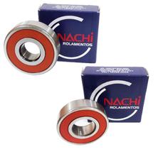 Kit Rolamento Roda Dianteira Cg 160 Start / Fan / Titan 6301 02 Unidades Nachi Kit Rolamento Roda Dianteira Cg 160 Start / Fan / Titan 6301 02 Unidades Nachi