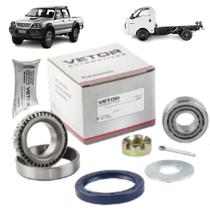 Kit rolamento roda dianteira hyundai h100 hr l200 4x2 0612 Kit rolamento roda dianteira hyundai h100 hr l200 4x2 0612