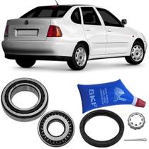 Kit Rolamento Roda Polo Classic 2001 a 2003 Traseiro Sem Abs Skf