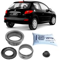Kit Rolamento Roda Traseiro Peugeot 207 1.4 1.6 2008 a 2014