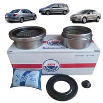 Kit rolamento suspensao traseira peugeot 206 207 eixo 50mm