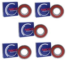 Kit Rolamentos Da Roda Kawasaki Er6 Ninja Nachi 5 Pçs Kit Rolamentos Da Roda Kawasaki Er6 Ninja Nachi 5 Pçs