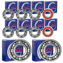 Kit Rolamentos do Motor Ybr 125 Xtz 125 Nachi Kit Rolamentos do Motor Ybr 125 Xtz 125 Nachi