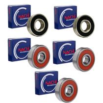 Kit rolamentos nachi roda cb 250f twister 6302 6204 6303 p26302g12dse Kit rolamentos nachi roda cb 250f twister 6302 6204 6303 p26302g12dse
