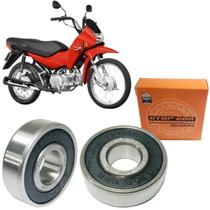 Kit Rolamneto Roda Dianteiro Dafra Smart 125 Pop Lead 100 110cc 2007 A 2016