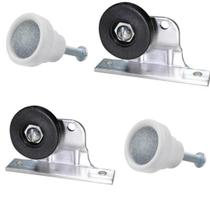 Kit Roldana P/Box Acrílico 2 Roldanas 2Puxadores SPL BRANCO