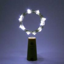 Kit Rolha De Led Para Garrafa Fio Fada 2m 20 Branco Frio Colorido Guirlanda Decoração Iluminacao Kit Rolha De Led Para Garrafa Fio Fada 2m 20 Branco Frio Colorido Guirlanda Decoração Iluminacao