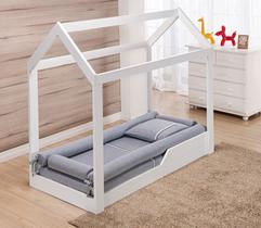 Kit rolinho p/ mini cama 04-peças malha 100% algodão premium-baby joy