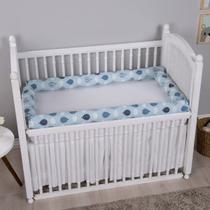 Kit Rolinho Protetor De Berço Enxoval De Bebê Estampado