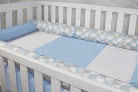 Kit Rolinhos 06 peças - Losango Azul