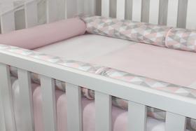 Kit Rolinhos 06 peças - Losango Rosa