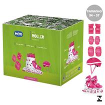 Kit Roller Rosa Mor Tamanho M 34-37