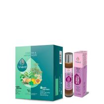 Kit Rollon Aromático Chá Vverd Bem Estar e Autocuidado com Ingredientes Naturais