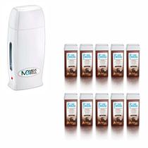 Kit Rollon BRANCO + 10 refil NEGRA - Mega Bell