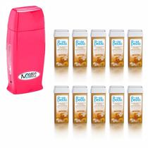 Kit Rollon PINK + 10 refil CAMOMILA C/ CALÊNDULA - Mega Bell