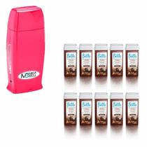 Kit Rollon PINK + 10 refil NEGRA - Mega Bell Kit Rollon PINK + 10 refil NEGRA - Mega Bell