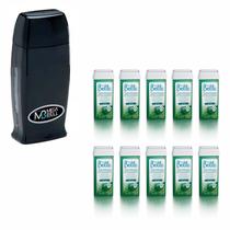 Kit Rollon PRETO + 10 refil ALGAS C/ MENTA - Mega Bell