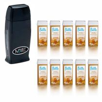 Kit Rollon PRETO + 10 refil CAMOMILA C/ CALÊNDULA - Mega Bell Kit Rollon PRETO + 10 refil CAMOMILA C/ CALÊNDULA - Mega Bell