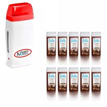Kit Rollon VERMELHO + 10 refil NEGRA - Mega Bell