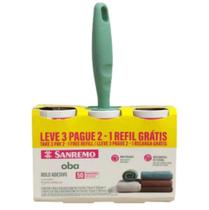 Kit Rolo Adesivo para Pelos com 2 Refis Oba Sanremo 3 unidades - SR909