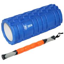 Kit Rolo de Massagem Liberação Miofascial e Bastão Odin Fit Kit Rolo de Massagem Liberação Miofascial e Bastão Odin Fit