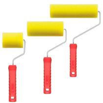 Kit Rolo Espuma Amarela Superfícies Lisas 5 Cm, 9 Cm E 15 Cm