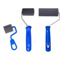 Kit Rolo para Pintura Espuma 3 Tamanhos 4cm 5cm e 9cm Ideal para Artesanato Artes em Madeira Residencial Kit Rolo para Pintura Espuma 3 Tamanhos 4cm 5cm e 9cm Ideal para Artesanato Artes em Madeira Residencial