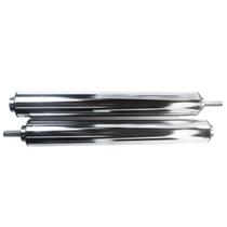 Kit Rolos 40cm Cromado Para Cilindro De Massas Elétrico Saro