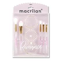 Kit romance com 5 pinceis e 3 pulseiras macrilan Kit romance com 5 pinceis e 3 pulseiras macrilan