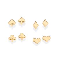 Kit Rommanel Naipes De Baralho Banhado Ouro 527422 Kit Rommanel Naipes De Baralho Banhado Ouro 527422