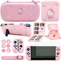 Kit rosa 12 em 1 do pacote de acessórios YOOWA Nintendo Switch