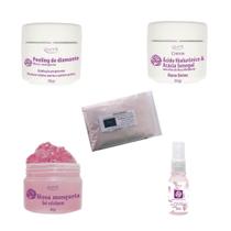 Kit Rosa Mosqueta Combate Rugas E Manchas 5 Produtos