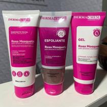 Kit Rosa Mosqueta Dermachem - Sabonete, Esfoliante e Gel Kit Rosa Mosqueta Dermachem - Sabonete, Esfoliante e Gel