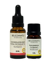 Kit rosa mosqueta e óleo essencial de olíbano belezanatu Kit rosa mosqueta e óleo essencial de olíbano belezanatu