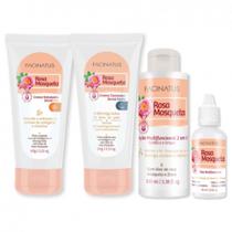 Kit Rosa Mosqueta (Loção/Hidratante Dia /Clareador Noite /Óleo Multi ) - FACINATUS Kit Rosa Mosqueta (Loção/Hidratante Dia /Clareador Noite /Óleo Multi ) - FACINATUS