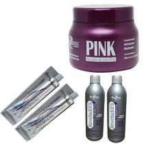 Kit Rosa Pink 1 Másc. 2 Tinta Pink E 2 Ox 20 Vol Mairibel