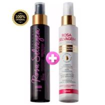 Kit Rosa Selvagem Clareador 100ml e Rosa Selvagem Ácido Ativado 100ml