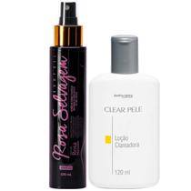 Kit Rosa Selvagem Rosa Mosqueta 100ml + Loção Clareadora Clear Pele Abelha Rainha 120ml